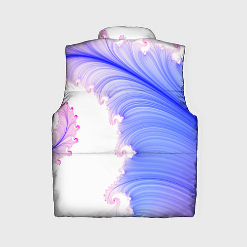 Женский жилет Узоры неон фрактал / 3D-Красный – фото 2