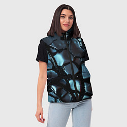 Женский жилет The liquid substance is grey, цвет: 3D-красный — фото 2