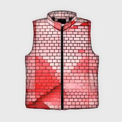 Женский жилет Красные кирпичики