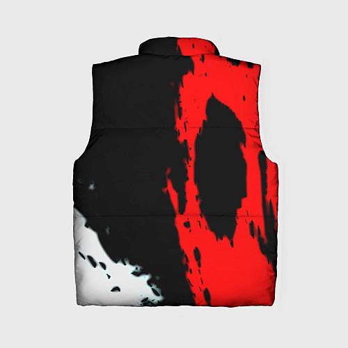 Женский жилет Rainbow six краски абстрактные / 3D-Черный – фото 2