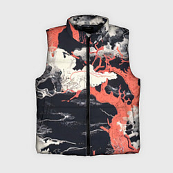 Женский жилет Паттерн с деревьями в японском стиле - нейросеть