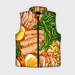 Женский жилет Суп рамен, цвет: 3D-светло-серый