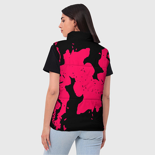 Женский жилет Nissan fire pink / 3D-Красный – фото 4