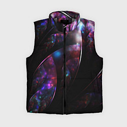 Женский жилет Неоновая психоделика абстракция