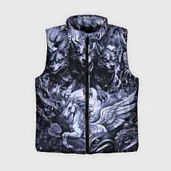 Женский жилет Мифические существа с стиле тату