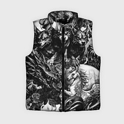 Женский жилет Дракон и другие мифические существа в стиле тату