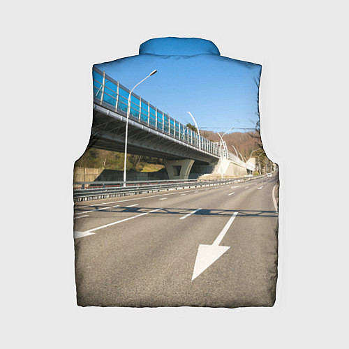 Женский жилет Бугатти на трассе / 3D-Черный – фото 2