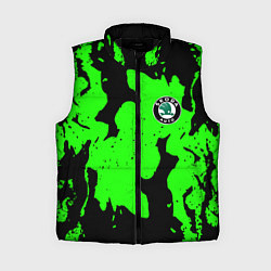 Женский жилет Skoda flame steel, цвет: 3D-черный