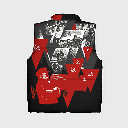 Женский жилет Советская экономика - Владимир Ленин / 3D-Светло-серый – фото 2