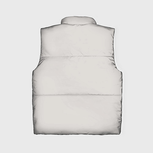 Женский жилет Таня - красная надпись вязью / 3D-Черный – фото 2