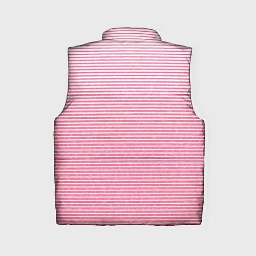 Женский жилет Полосатый розовый текстурный / 3D-Светло-серый – фото 2