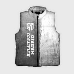 Женский жилет Atletico Madrid - grey gradient по-вертикали, цвет: 3D-черный