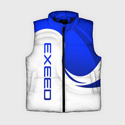 Женский жилет Exeed - синий и белый, цвет: 3D-черный