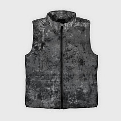 Женский жилет Абстракция - grunge mood, цвет: 3D-черный