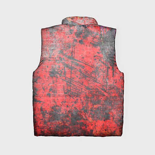 Женский жилет Абстракция - grunge vibe / 3D-Черный – фото 2