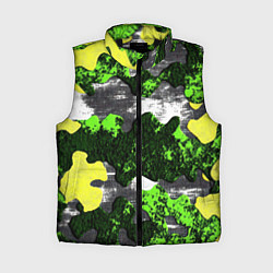 Женский жилет Камуфляж из брызг краски, цвет: 3D-черный