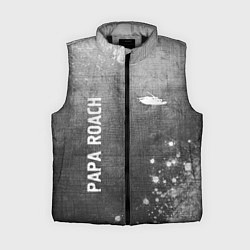 Женский жилет Papa Roach - grey gradient вертикально, цвет: 3D-черный