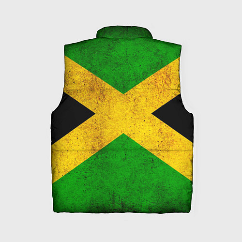 Женский жилет Jamaica flag / 3D-Черный – фото 2