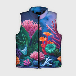 Женский жилет Подводные кораллы