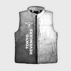 Женский жилет Tokyo Revengers - grey gradient по-вертикали, цвет: 3D-черный