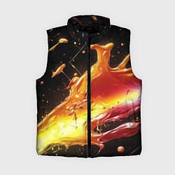 Женский жилет Динамичная краска текстура