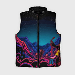 Женский жилет Psychedelic music art