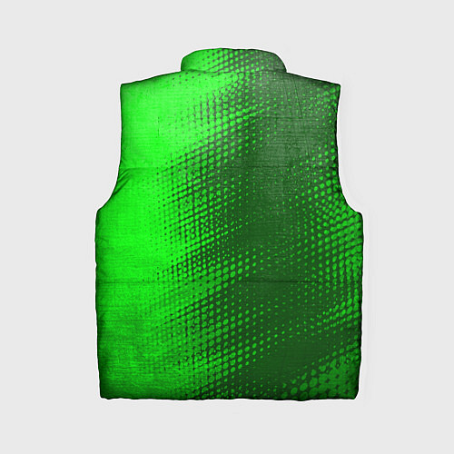 Женский жилет Black Butler - green gradient по-вертикали / 3D-Черный – фото 2