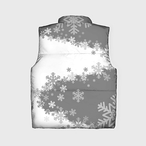 Женский жилет Горы зовут сноуборд серый / 3D-Красный – фото 2