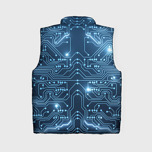 Женский жилет Системная плата / 3D-Светло-серый – фото 2
