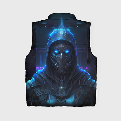 Женский жилет Человек в маске / 3D-Черный – фото 2
