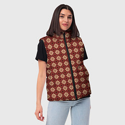 Женский жилет Пряный анис, цвет: 3D-красный — фото 2