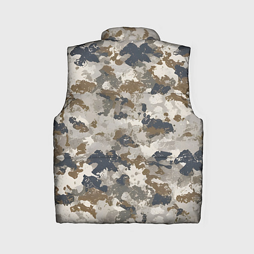 Женский жилет Светлый камуфляж / 3D-Черный – фото 2
