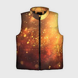 Женский жилет Золотая блестящая текстура