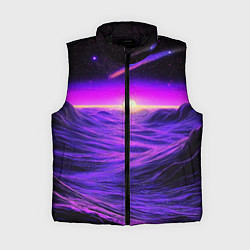 Женский жилет Космический пейзаж и комета