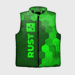 Женский жилет Rust - green gradient по-вертикали