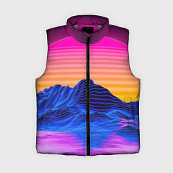 Женский жилет Неоновый закат