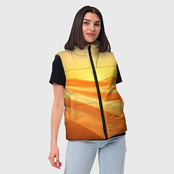 Женский жилет Золотые пески, цвет: 3D-светло-серый — фото 2
