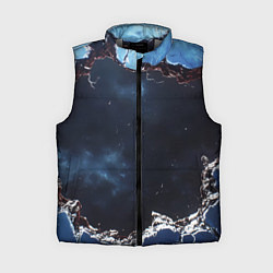 Женский жилет Объемная дыра в стене текстура