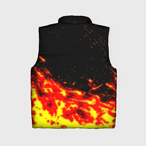 Женский жилет Doom огненное лого / 3D-Черный – фото 2