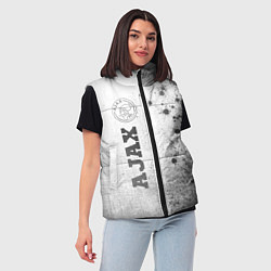 Женский жилет Ajax - white gradient по-вертикали, цвет: 3D-черный — фото 2