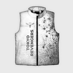Женский жилет Tokyo Revengers - white gradient по-вертикали, цвет: 3D-черный
