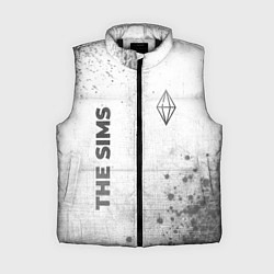 Женский жилет The Sims - white gradient вертикально, цвет: 3D-черный