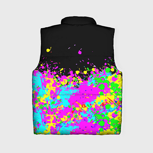 Женский жилет Monster energy краски неоновые / 3D-Черный – фото 2