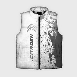 Женский жилет Citroen - white gradient по-вертикали, цвет: 3D-черный