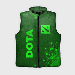 Женский жилет Dota - green gradient вертикально