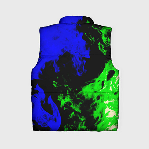 Женский жилет Monster energy кислотный огонь / 3D-Черный – фото 2