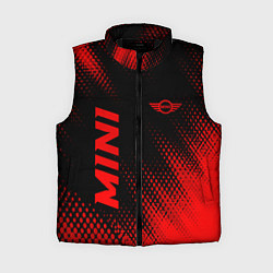 Женский жилет Mini - red gradient вертикально