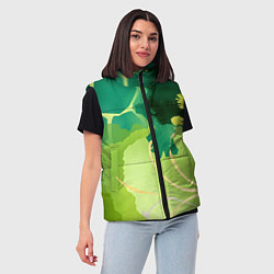 Женский жилет Вдохновленный природой, цвет: 3D-светло-серый — фото 2