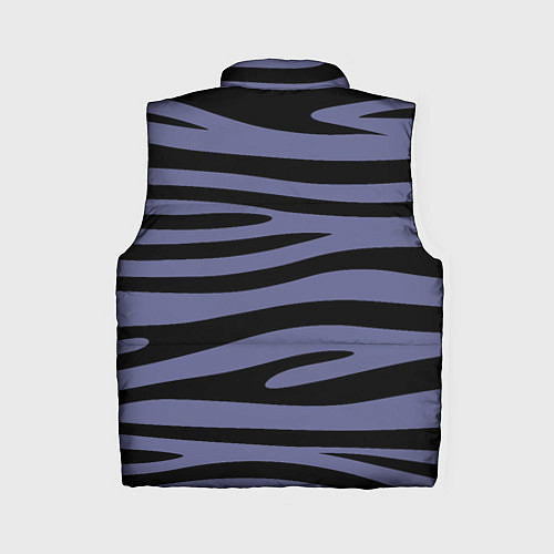 Женский жилет Морские полоски / 3D-Черный – фото 2
