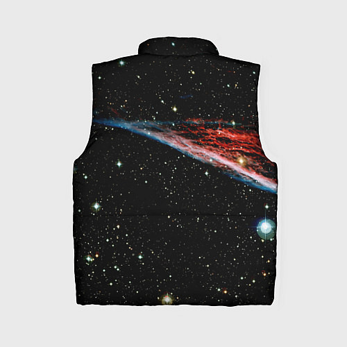 Женский жилет The dalmatian brave cosmonaut - ai art / 3D-Черный – фото 2